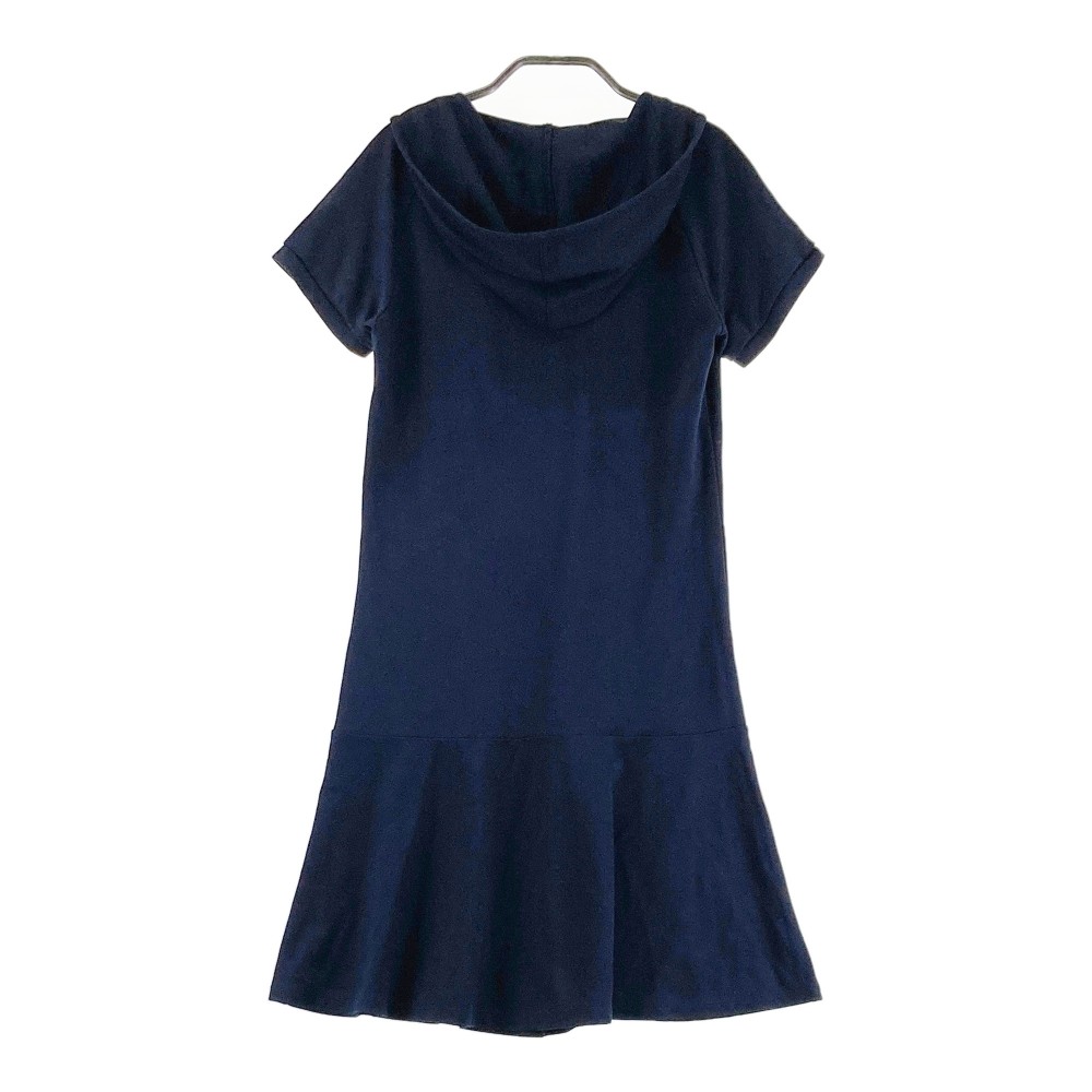ARCHIVIO アルチビオ フード付 半袖ワンピース ネイビー系 36 【中古】ゴルフウェア レディース