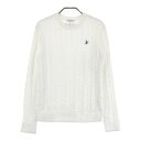 JACK BUNNY ジャックバニー ニットセーター ホワイト系 1 【中古】ゴルフウェア レディース