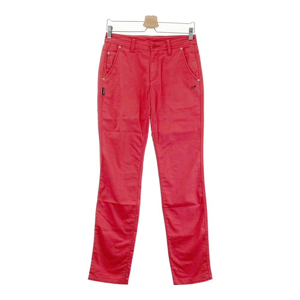 MASTER BUNNY EDITION マスターバニーエディション ストレッチパンツ レッド系 1 【中古】ゴルフウェア レディース