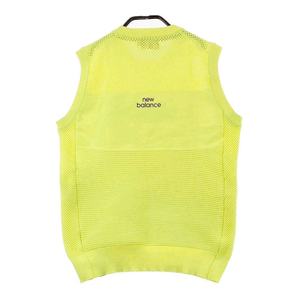NEW BALANCE GOLF ニューバランス ニットベスト イエロー系 1 【中古】ゴルフウェア レディース