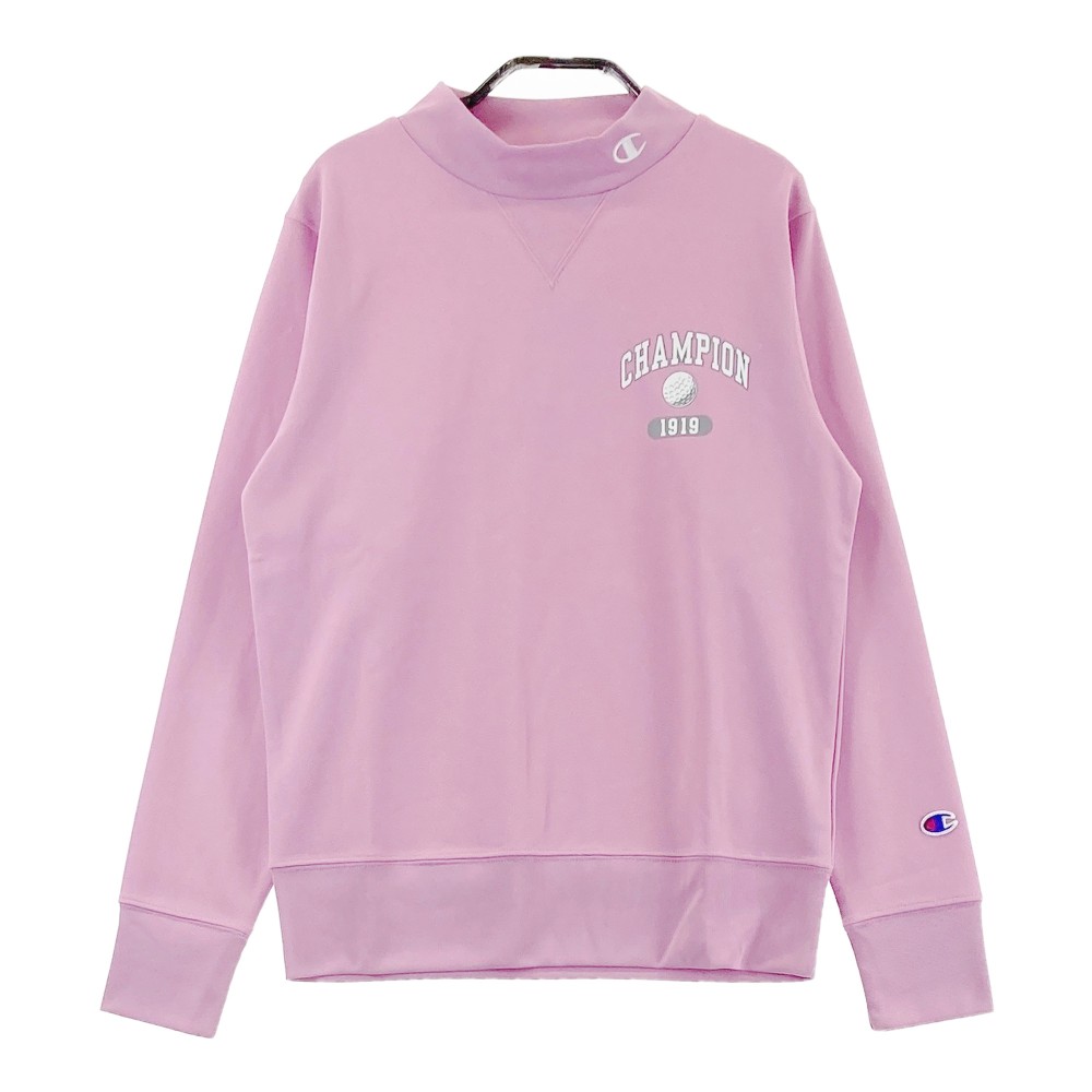 CHAMPION GOLF チャンピオンゴルフ 2024年モデル ハイネック長袖Tシャツ ピンク系 MEDIUM 【中古】ゴルフウェア レディースのサムネイル