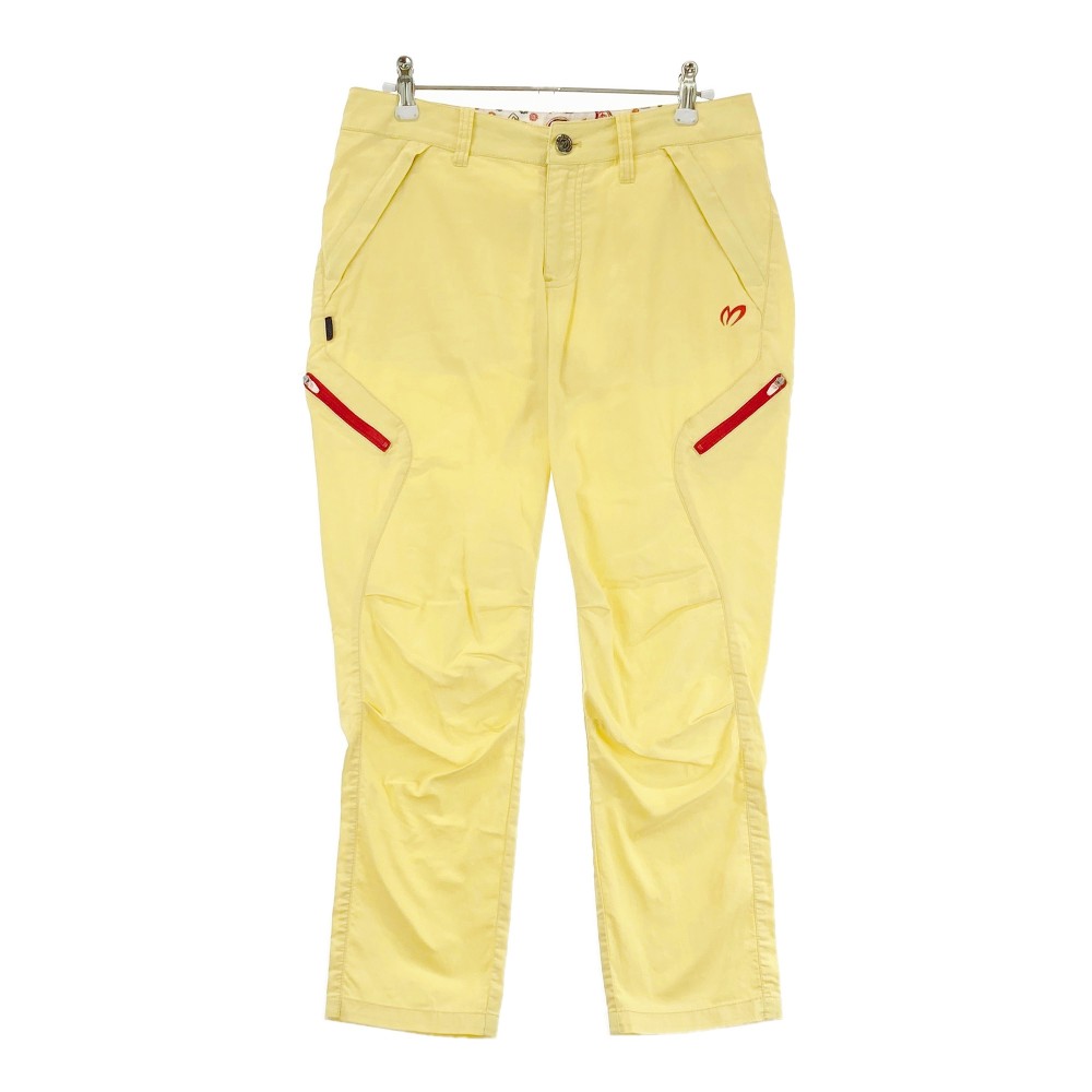 MASTER BUNNY EDITION マスターバニーエディション ロングパンツ イエロー系 0 【中古】ゴルフウェア レディース