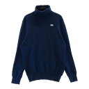 PEARLY GATES パーリーゲイツ タートルネック ニットセーター ネイビー系 0 【中古】ゴルフウェア レディース