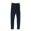 FILA GOLF フィラゴルフ レギンスパンツ ブラック系 S-M 【中古】ゴルフウェア レディース