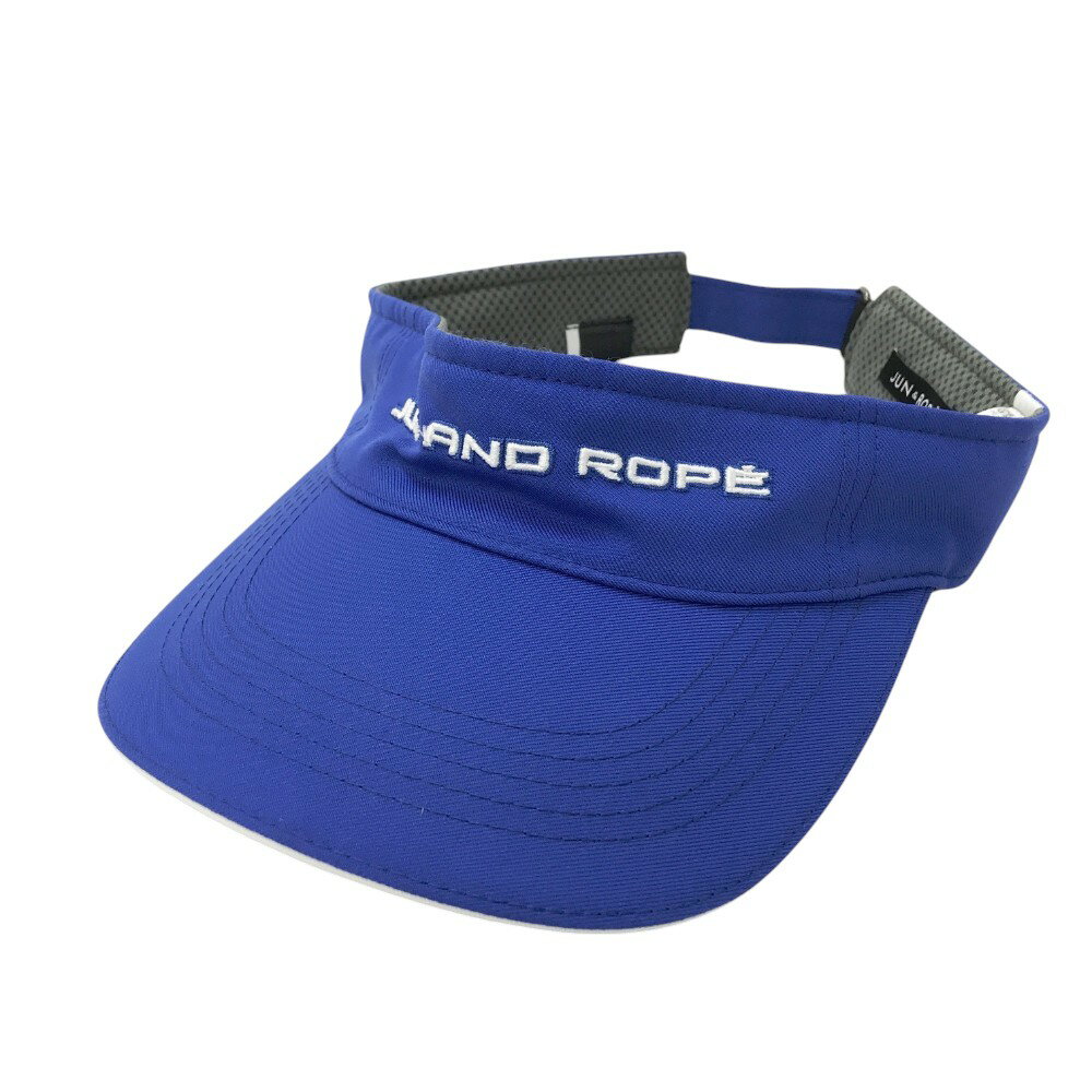 JUN&ROPE ジュン アンド ロペ サンバイザー ブルー系 【中古】ゴルフウェア