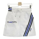 PEARLY GATES パーリーゲイツ ; 2024年モデル スウェットスカート ホワイト系 0 【中古】ゴルフウェア レディース