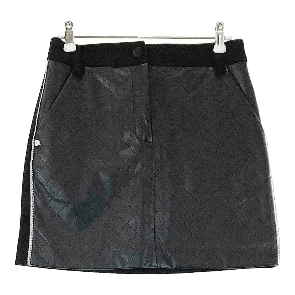 ARCHIVIO アルチビオ 合皮 ストレッチスカート ブラック系 36 【中古】ゴルフウェア レディース