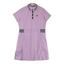 FILA GOLF フィラゴルフ 半袖ワンピース パープル系 L 【中古】ゴルフウェア レディース