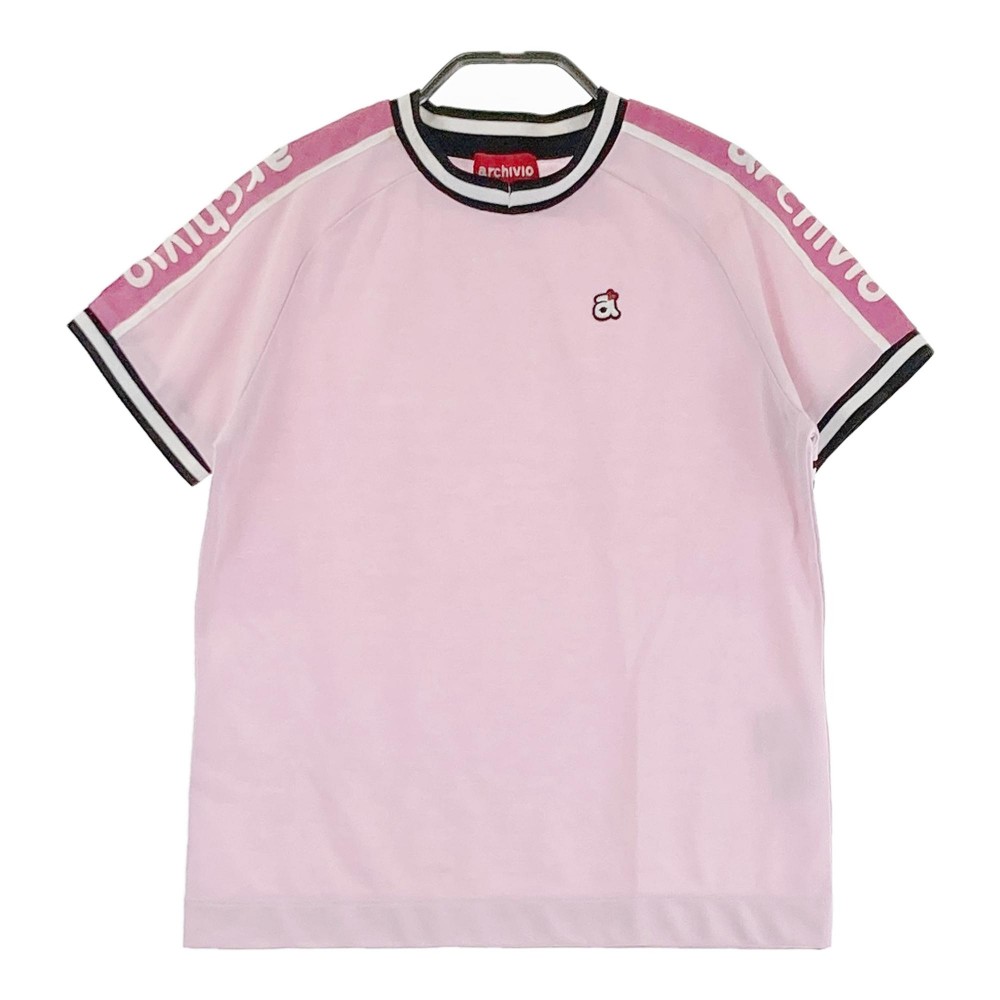 ARCHIVIO アルチビオ ; 半袖Tシャツ ピンク系 38 【中古】ゴルフウェア レディース