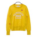 LECOQ GOLF ルコックゴルフ ニット セーター イエロー系 L 【中古】ゴルフウェア レディース