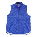 POLOGOLF ラルフローレン ポロゴルフ 中綿ベスト ブルー系 L 【中古】ゴルフウェア レディース