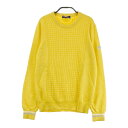 23区GOLF ニジュウサンクゴルフ 長袖 ニットセーター イエロー系 2 【中古】ゴルフウェア レディース