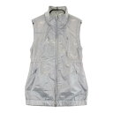 AND PER SE アンパスィ チュニック丈 ジップベスト グレー系 M 【中古】ゴルフウェア レディース