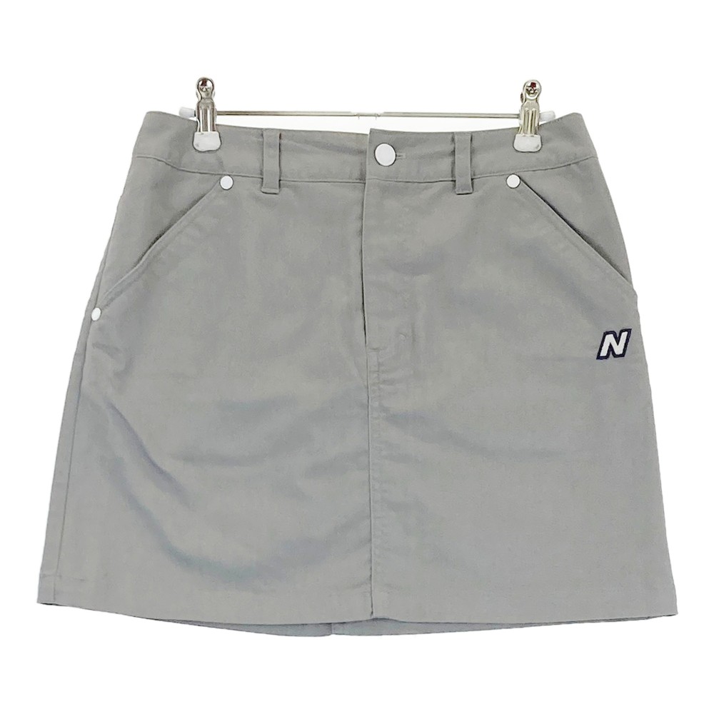 NEW BALANCE GOLF ニューバランス スカート グレー系 1 【中古】ゴルフウェア レディース