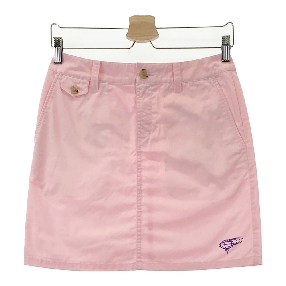 BEAMS GOLF ビームスゴルフ ストレッチスカート ピンク系 S 【中古】ゴルフウェア レディース