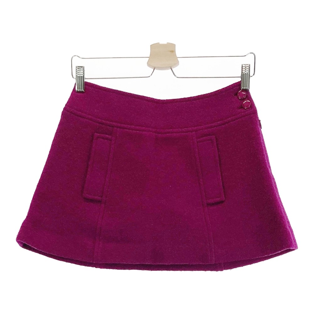 JUN&ROPE ジュン アンド ロペ ウール混 インナー付きスカート パープル系 S 【中古】ゴルフウェア レディース