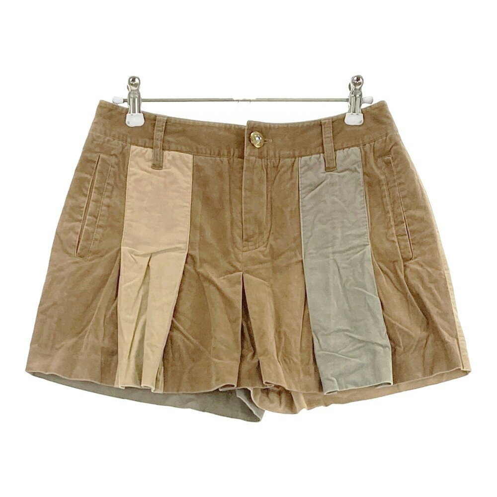 DANCE WITH DRAGON ダンスウィズドラゴン キュロットパンツ ブラウン系 1 【中古】ゴルフウェア レディース