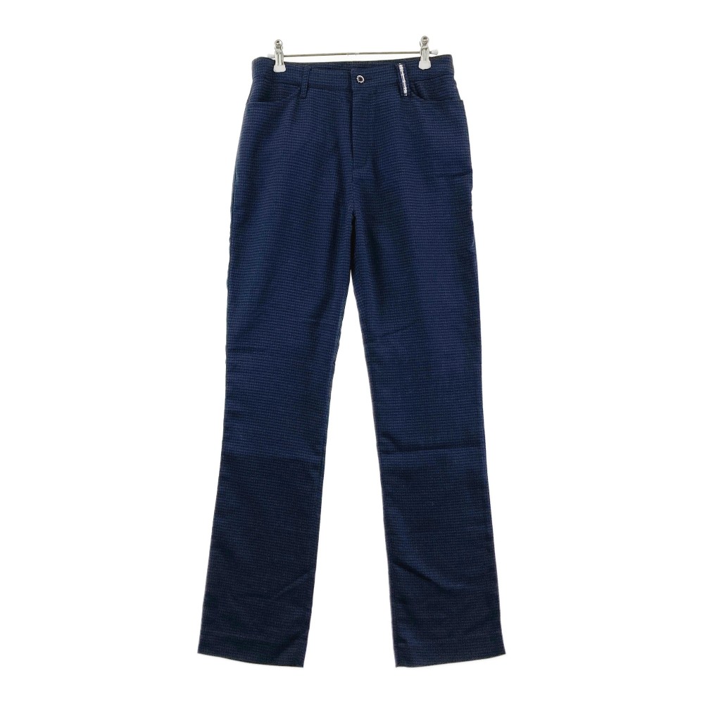 FIDRA フィドラ ロングパンツ 総柄 ネイビー系 M 【中古】ゴルフウェア レディース