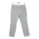 MUNSING WEAR マンシングウェア ストレッチパンツ クロスシェイプ グレー系 13 【中古】ゴルフウェア レディース