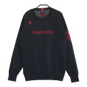 PEARLY GATES パーリーゲイツ ニットセーター ブラック系 2 【中古】ゴルフウェア レディース