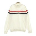 JACK BUNNY ジャックバニー タートルネック ニットセーター ホワイト系 2 【中古】ゴルフウェア レディース