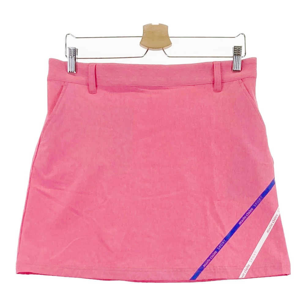 marie claire sport マリクレール スポール ストレッチスカート ピンク系 LL 【中古】ゴルフウェア レ..
