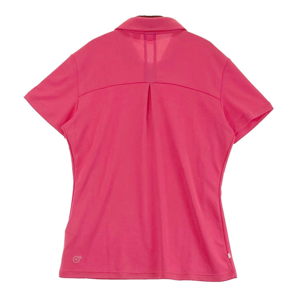 PUMA GOLF プーマゴルフ 半袖ポロシャツ ピンク系 US XL 【中古】ゴルフウェア レディース