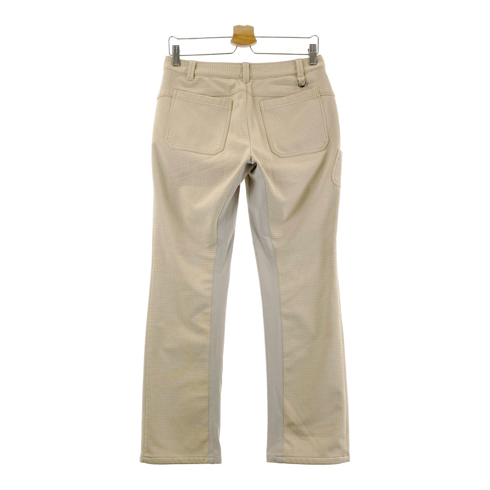 HEAL CREEK ヒールクリーク ストレッチ裏起毛パンツ チェック ベージュ系 42 【中古】ゴルフウェア レディース