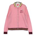 ARCHIVIO アルチビオ 襟付 ニットカーディガン ピンク系 38 【中古】ゴルフウェア レディース