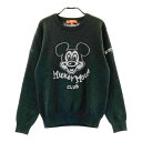 BEAMS GOLF ビームスゴルフ 2023年 ニット セーター ミッキー カーキ系 M 【中古】ゴルフウェア レディース