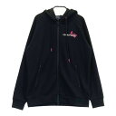 PEARLY GATES パーリーゲイツ 2023年モデル ジップパーカー ペイントロゴ ブラック系 1 【中古】ゴルフウェア レディース
