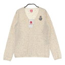 ARCHIVIO アルチビオ カシミヤ Vネック ニットセーター ベージュ系 36 【中古】ゴルフウェア レディース