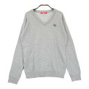 marie claire sport マリクレール スポール 長袖ニットセーター グレー系 L 【中古】ゴルフウェア レディース