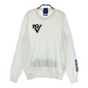 PEARLY GATES パーリーゲイツ ニットセーター ホワイト系 2 【中古】ゴルフウェア レディース
