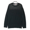 MASTER BUNNY EDITION マスターバニーエディション シルク混 長袖ニットTシャツ ブラック系 0 【中古】ゴルフウェア レディース