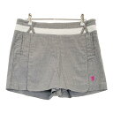 ADMIRAL アドミラル インナー付 ストレッチスカート 千鳥柄 ブラック系 L 【中古】ゴルフウェア レディース(4)
