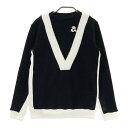ARCHIVIO アルチビオ ニットセーター ブラック系 38 【中古】ゴルフウェア レディース