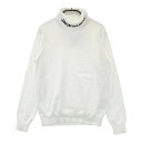 JACK BUNNY ジャックバニー 2023年モデル タートルネック ニット セーター ホワイト系 0 【中古】ゴルフウェア レディース