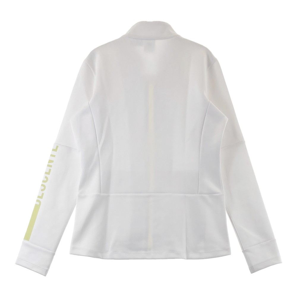 DESCENTE GOLF デサントゴルフ ジップジャケット ホワイト系 M 【中古】ゴルフウェア レディース