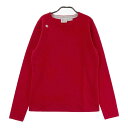 DESCENTE GOLF デサントゴルフ ニット セーター レッド系 L 【中古】ゴルフウェア レディース