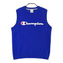 CHAMPION GOLF チャンピオンゴルフ ; ニットベスト ブルー系 L 【中古】ゴルフウェア レディース