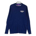 BEAMS GOLF ビームスゴルフ ニットセーター ネイビー系 M 【中古】ゴルフウェア レディース