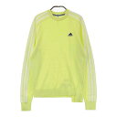 ADIDAS GOLF アディダスゴルフ バック変形 長袖ニットセーター イエロー系 M 【中古】ゴルフウェア レディース