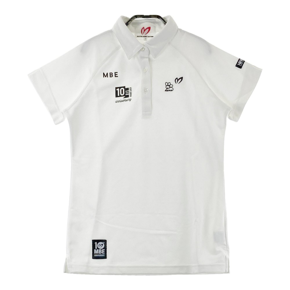 MASTER BUNNY EDITION マスターバニーエディション 半袖 ポロシャツ 10周年 ホワイト系 0 【中古】ゴルフウェア レディース