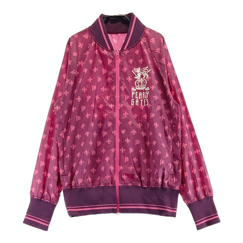 【美品】パーリーゲイツ ナイロンジップパーカー レッド×ライトグレー 一部カモフラ柄 迷彩 レディース 0(S) ゴルフウェア PEARLY GATES 楽天市場】ナイロン パーカー(ブランドパーリーゲイツ