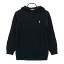 JACK BUNNY ジャックバニー ニットパーカー ブラック系 1 【中古】ゴルフウェア レディース