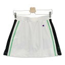 CHAMPION GOLF チャンピオンゴルフ 2024年モデル インナー付スカート サイドライン ホワイト系 SMALL 【中古】ゴルフウェア レディース