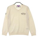 BEAMS GOLF ビームスゴルフ ニットセーター ベージュ系 M 【中古】ゴルフウェア レディース