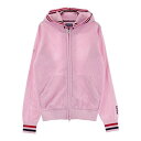 ADMIRAL アドミラル ニットメッシュ ジップパーカー ピンク系 S 【中古】ゴルフウェア レディース
