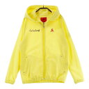 LE COQ GOLF ルコックゴルフ サッカー ジップ ジャケット イエロー系 M 【中古】ゴルフウェア レディース